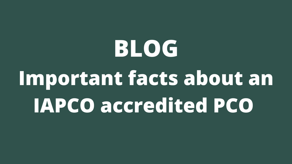 Important facts about an IAPCO accredited PCO 